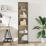 vidaXL Knjižna omara Sonoma Oak 40x35x170,5 cm Izoblikovan les | Shoptok.si