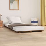  Posteljni okvir medeno rjav 90x200 cm trdna borovina, (20737829) | Shoptok.si