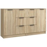  Komoda 2kom boja hrasta sonome 60x30x70cm od konstruiranog drva | shoptok.hr