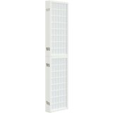  Sklopiva sobna pregrada 5 panela japanski stil 200x170cm bijela | shoptok.hr