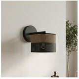  Zidna lampa KARBON 1xE27/15W/230V crna/braon | Eponuda.com