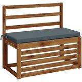  Jastučić za klupu SOEST 100% poliester Plava 80 x 40 x 5 cm Slike