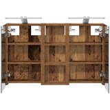 Komplet omaric za kopalnico z LED lučmi 3 pcs 80 x 10,5 x 50 cm, (5000245018) | Shoptok.si
