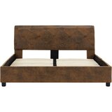  Posteljni okvir rjav iz umetnega semiš usnja 140x200 cm, (20647242) | Shoptok.si