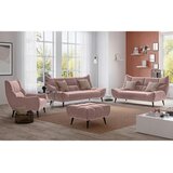 XORA FOTELJ, starinsko roza tekstil | Shoptok.si