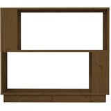 Ormarić za knjige / pregrada boja meda 80x25x70 cm drveni | Shoptok.si