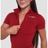 GymBeam ženska majica Ignite Cropped Dark Red 92170