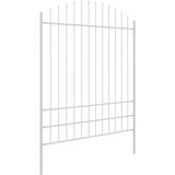  Vrtna Ograda 7 pcs Bijelo 170 x 225 cm Čelik s prahom premazan | shoptok.hr