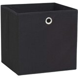 vidaXL Škatle za shranjevanje 10 kosov netkano blago 32x32x32 cm črne | Shoptok.si
