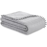 AmeliaHome Prekrivač Meadore 260x280 cm, siva / svijetlo siva | shoptok.hr
