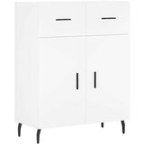  Visoka komoda bijela 69 5x34x180 cm konstruirano drvo | shoptok.hr