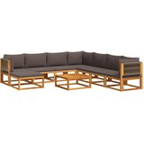  Vrtni set od 9 dijelova s jastucima, akacija i uže | shoptok.hr
