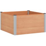  Povišena vrtna gredica Smeđa 100 x 100 x 54 cm | shoptok.hr