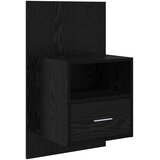  Noćni ormar 2 pcs Crni hrast 50 x 32,5 x 80cm Konstruirano drvo | shoptok.hr