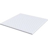  Kokosni nadmadrac Bijelo 200 x 200 cm Žakar tkanina | shoptok.hr