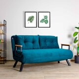 ATELIER Sando 2-Seater - Petrol Green raztegljiv dvosed, (20802293) Cene