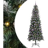 vidaXL Umestno božično drevo med 300 LED Zelena 96 x 96 x 240 cm | Shoptok.si