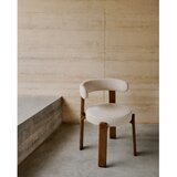 Kave Home Smeđa/bež blagovaonska stolica od čvrste jeseni Granite – | shoptok.hr