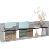  Polica za časopise s policom Zidne Siva Sonoma 100 x 12 x 30 cm | shoptok.hr