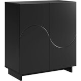  Komoda Crna 67 x 34,5 x 75 cm Konstruirano drvo | shoptok.hr