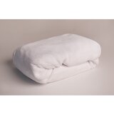 Jerry Fabrics Bela napenjalna rjuha iz mikropliša 90x200 cm – Cene