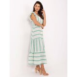 Och Bella Dress-TW-SK-BI-28760.97-white-green | shoptok.hr