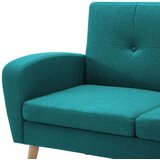  Kutna garnitura s presvlakom od tkanine 186 x 136 x 79 cm zelena | shoptok.hr