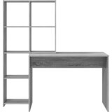 vidaXL Stol Sivi hrast sonoma 138.5 x 55 x 143 cm Konstruirano drvo | shoptok.hr