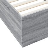  Okvir za krevet s LED svjetlima boja hrasta 90 x 200 cm drveni | shoptok.hr