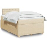  Krevet box spring s madracem krem 120 x 190 cm od tkanine | shoptok.hr