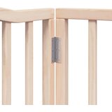  Vrata za pse s vratašcima 6 panela sklopiva 480 cm drvo topole | shoptok.hr