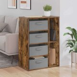  Strani šal s predalom Dimljeni oreh 60 x 33,5 x 84 cm, (5000233756) | Shoptok.si