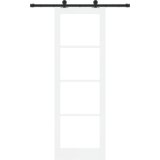 vidaXL Klizna Vrata sa Setom Opreme 'ORKDAL'Bijela 78x232 cm | shoptok.hr