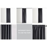 Restilo Antracitno siva zatemnitvena izolacijska zavesa 140x270 cm Pleat – | Shoptok.si