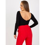 RUE PARIS Blouse-RV-BZ-8006.24-black Cene