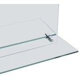  Zidno ogledalo s policom 40 x 60 cm od kaljenog stakla | shoptok.hr