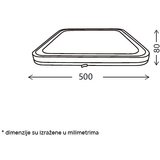 Bb Link LED plafonjera sa daljinskim 24 48W CCT VESTA 666