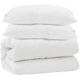 Set deka s jastukom 3 kom. Bijela Mikrovlakna 240 x 220 cm,40 x 80 cm | Shoptok.si