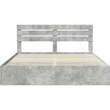  Okvir za krevet s ladicama Betonski sivi 180 x 200 cm - Beton siva 180 x 200 cm | shoptok.hr