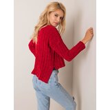RUE PARIS Sweater-19-SW-4557.60-dark red | Shoptok.si