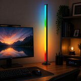 RGB LED Corner Floor Lamp Music Mode Remote Control App 90cm | Shoptok.si