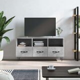 vidaXL TV omarica betonsko siva 102x36x50 cm inženirski les | Shoptok.si