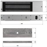  elektromagnrtna brava do 500 kg ASF500A | Eponuda.com