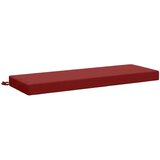  Jastučić za klupu SOEST 100% poliester Vinska crvena - boja crnog vina 110 x 40 x 8 cm Poliester | shoptok.hr