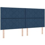 vidaXL Naslon za glavo z dizajnom diamantnih blokov modre barve 200 cm tkanina, (22083884) | Shoptok.si