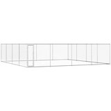 Vanjski kavez za pse od pocinčanog čelika 760 x 760 x 185 cm | shoptok.hr
