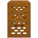 vidaXL Pokrov za klima uređaj Corten čelik Čelik 90 x 40 x 60 cm | shoptok.hr