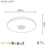 HOME LIGHT Solea 126 Bluetooth CCT RGB LED plafonjera Cene