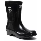 Karl Lagerfeld Gumijasti škornji KL47073 Črna