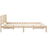  Krevetna konstrukcija Smeđa 160 x 220 cm Čvrsto borovo drvo | shoptok.hr